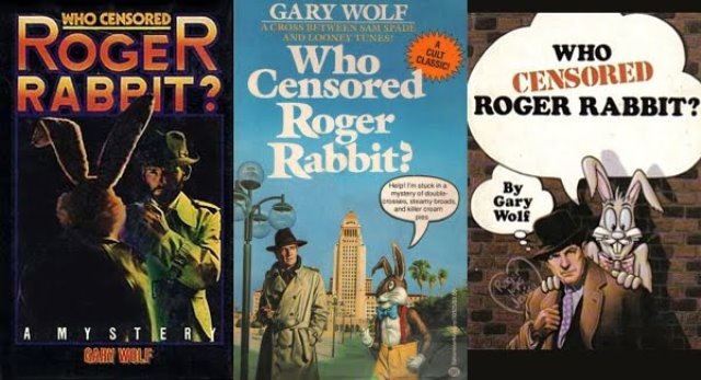 Обложки книги Гэри Вульфа «Кто вырезал Кролика Роджера?»