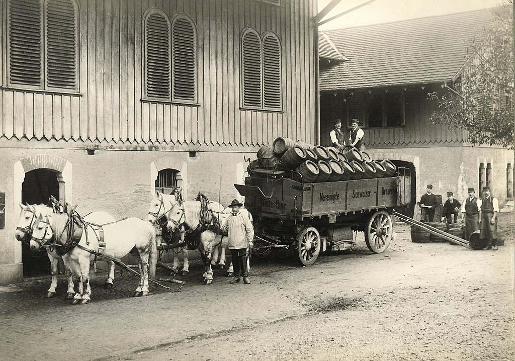    Фура в Германии, 1889 г.Schoellholm Family, Wikipedia.