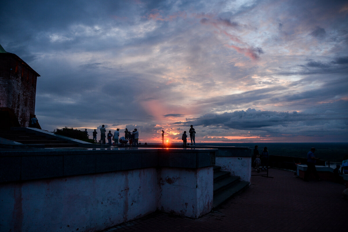 Силуэты на закате