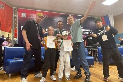    Домодедовская школьница Алина Булаева на Всероссийских соревнованиях по брейкингу в Пскове ©