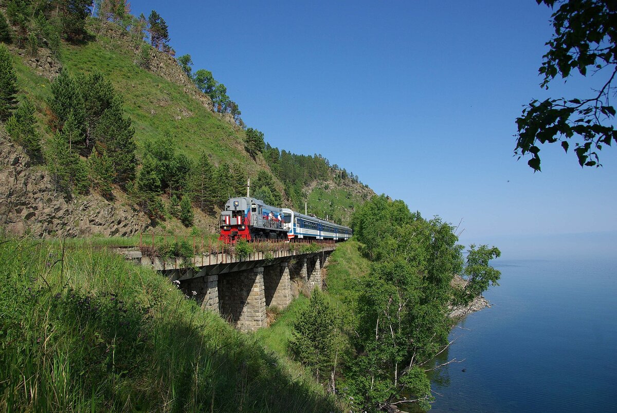 Кругобайкальская железная дорога/ © commons.wikimedia.org