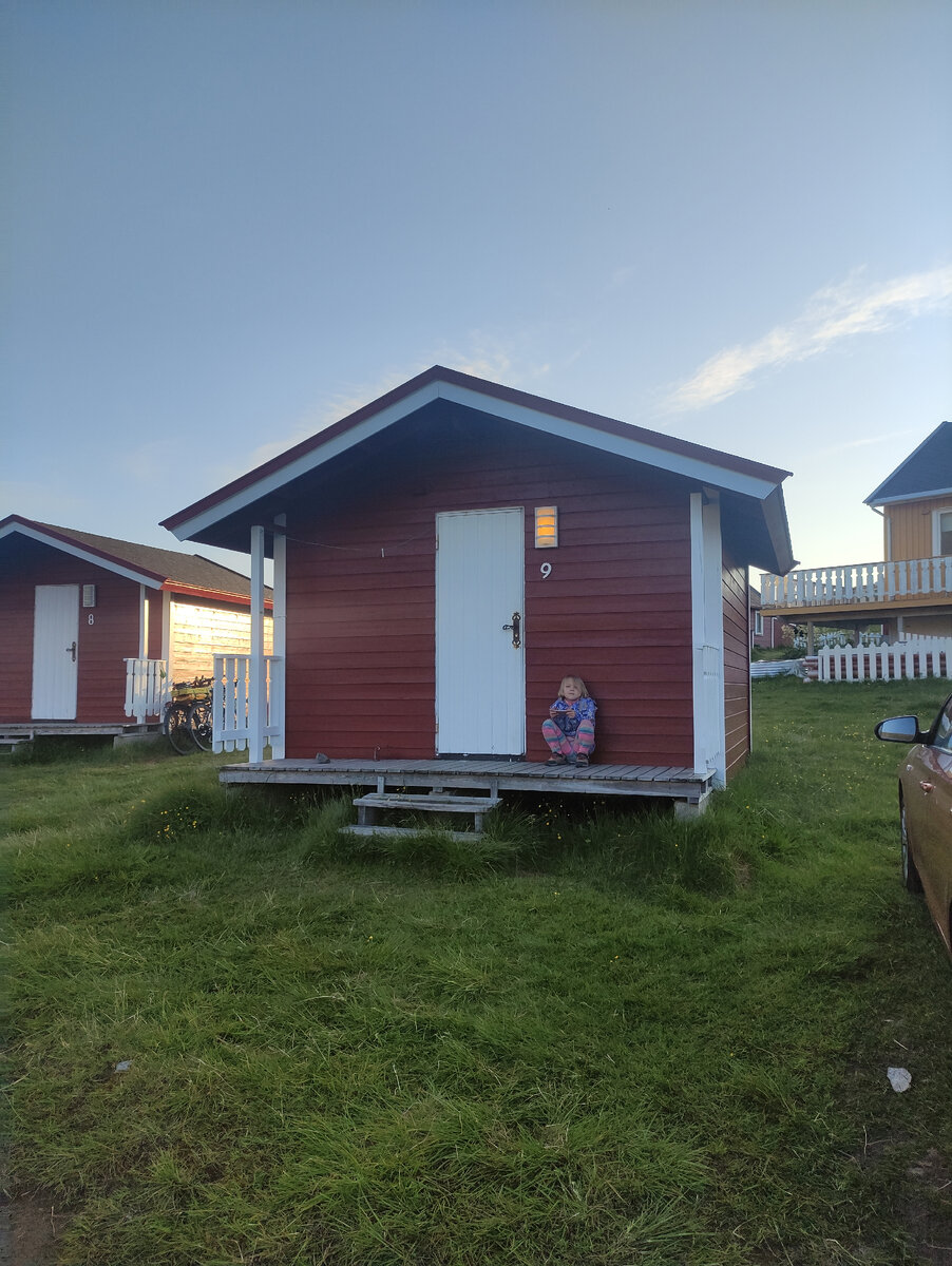 Наш домик в кемпинге в Норвегии.