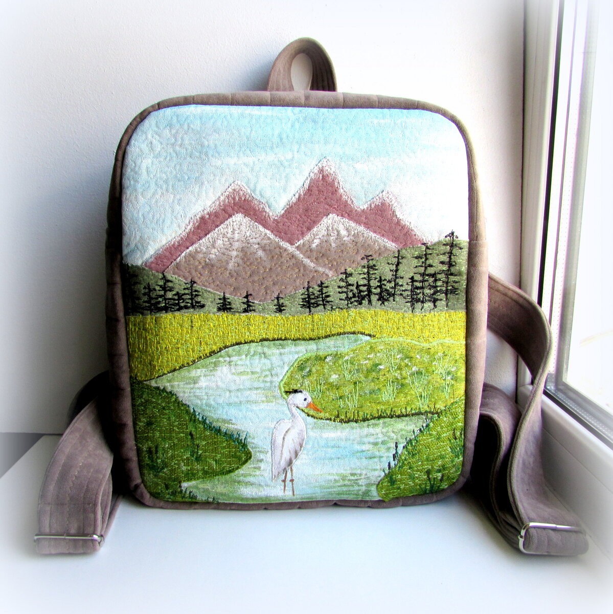 Рюкзак с сюжетом "Тихая заводь"