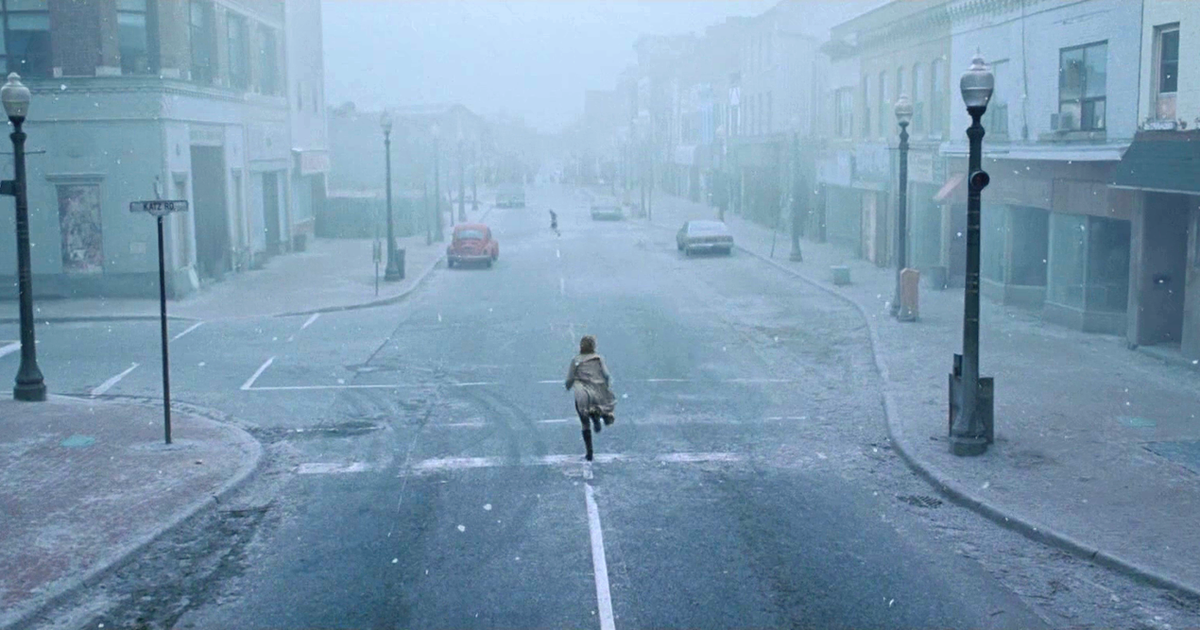 Сейнтрелия в Пенсильвании реальный прототип. Уголь в шахтах под улицами горит 58 лет.
(Изображение взято из публичного источника.)