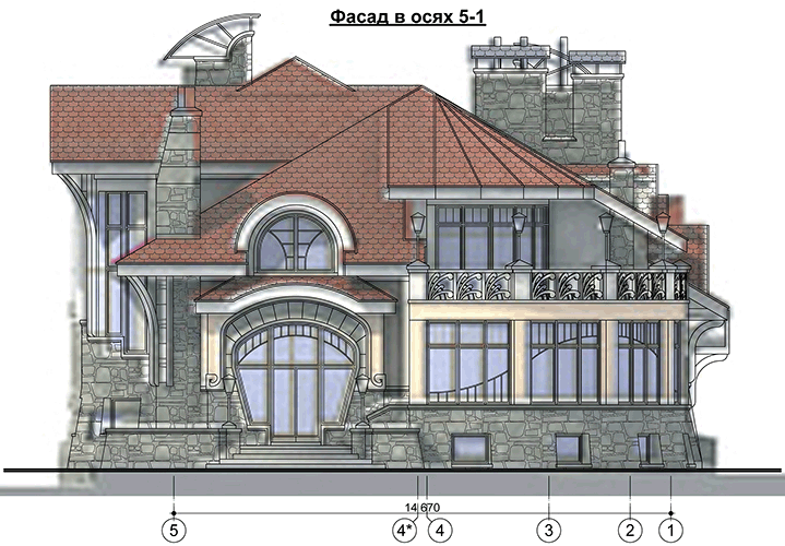 Проект дома в стиле барокко