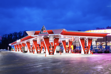 Самая большая АЗС в России находится на 12-м км МКАД