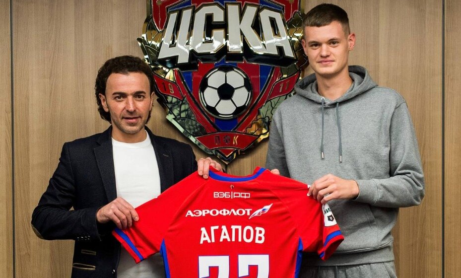    Илья Агапов стал игроком ЦСКА минувшей зимой. Фото: ПФК ЦСКА