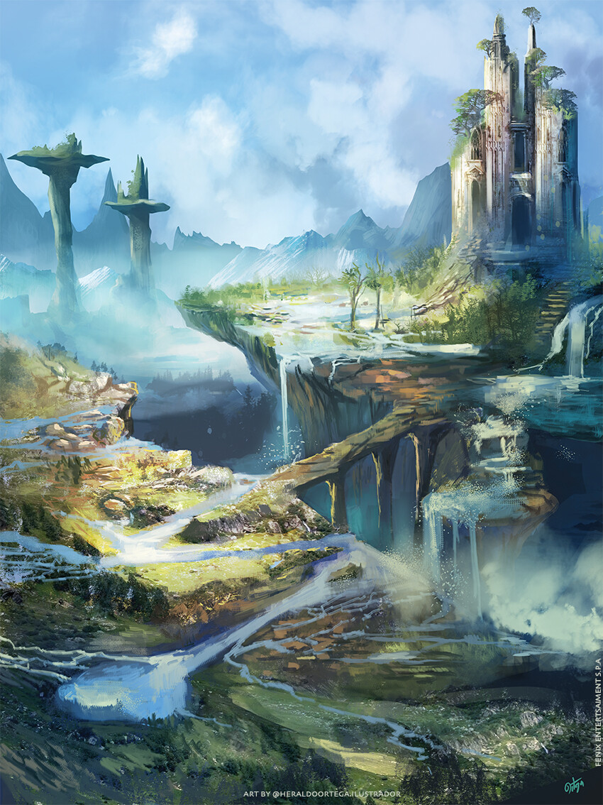 Заброшенный чертог в Ванахейме, автор указан