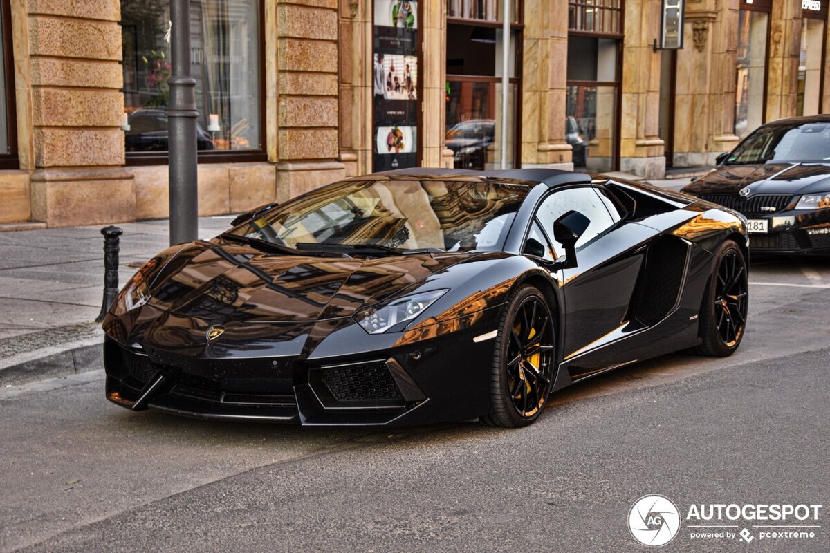 Lamborghini Aventador lp700 4 авто ру Black