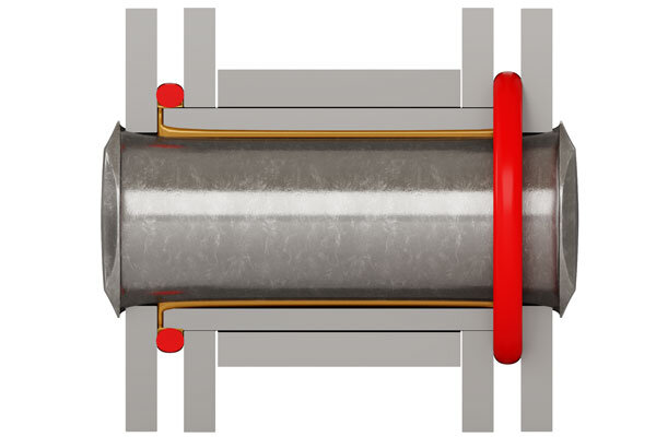 Сальниковая цепь с уплотнительным кольцом круглого сечения - O-Ring