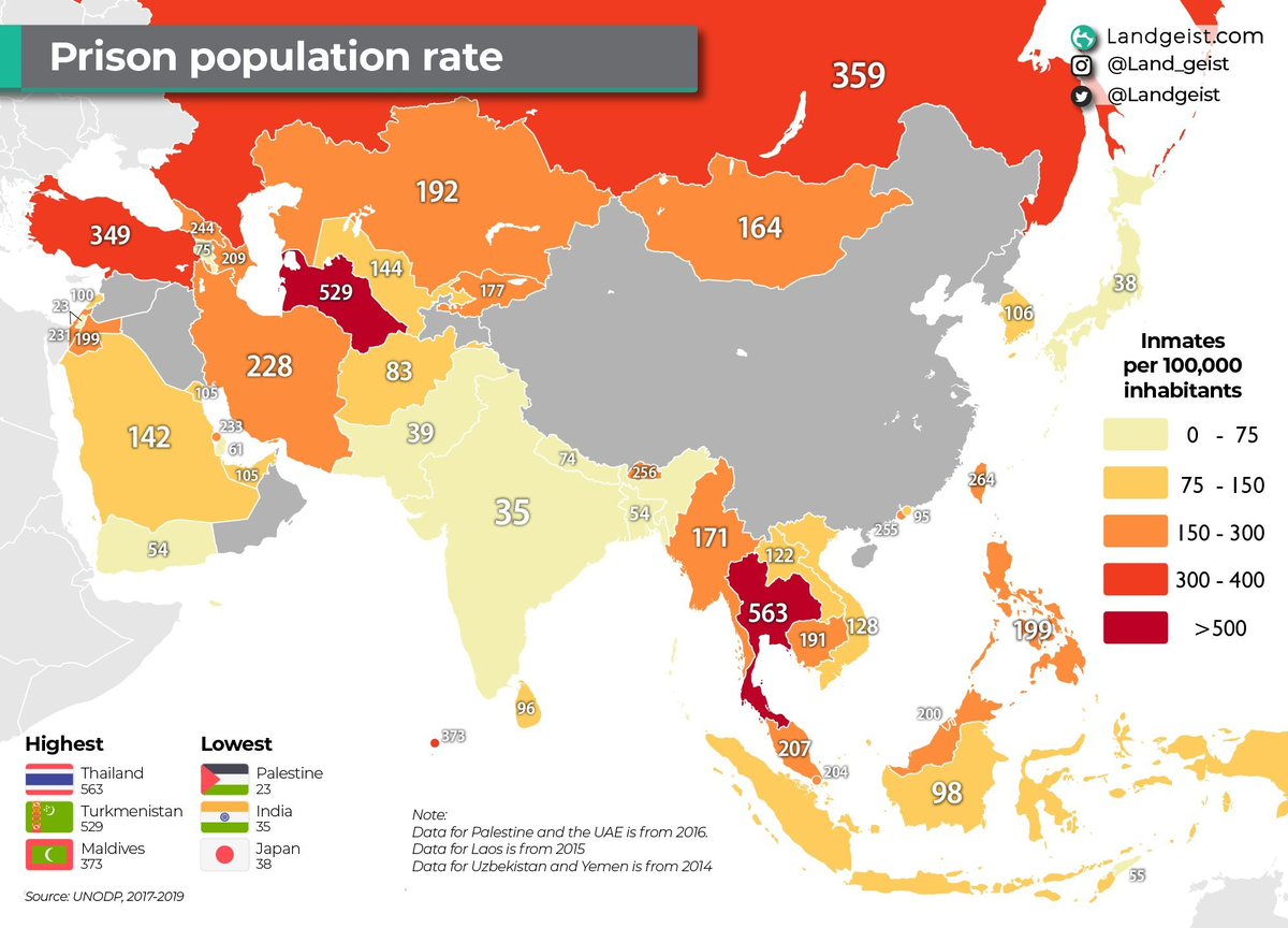 Самые большие страны азии по населению. Сколько стран в Азии. Количество заключённых на душу населения по странам. Население в мире 2023. Количество стран в Азии на 2023.