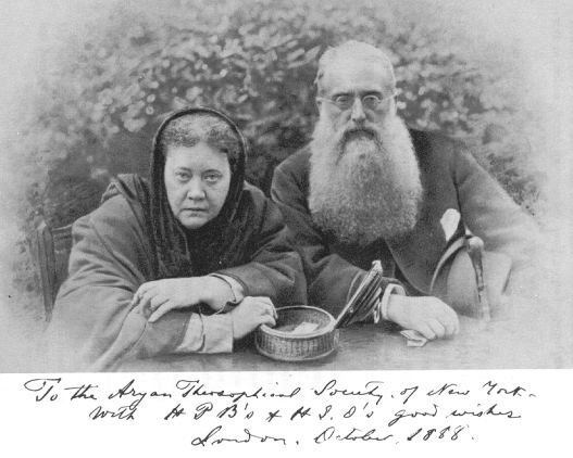 Елена Блаватская и полковник Олкотт