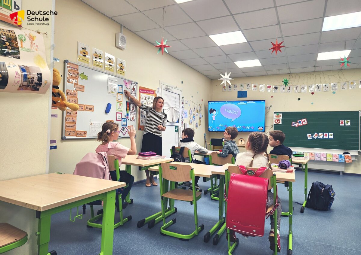 1а класс разбирается с тем, какая сегодня погода