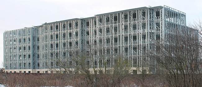 Каркас 6-этажного ЛСТК дома в г.Обнинск. Проектировщик и генподрядчик - ООО "Андромета".