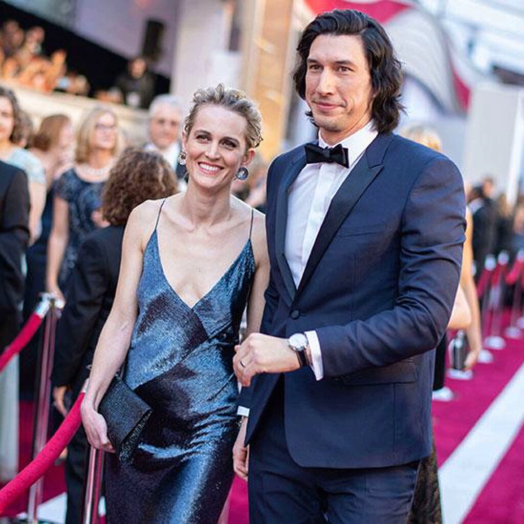 Адам Драйвер и Джоэнн Такер на красной дорожке премии «Оскар» 2019 г