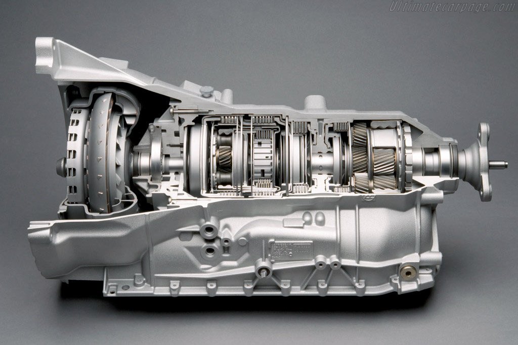 Автоматическая коробка передач легкового переднеприводного автомобиля (агрегаты в разрезе)