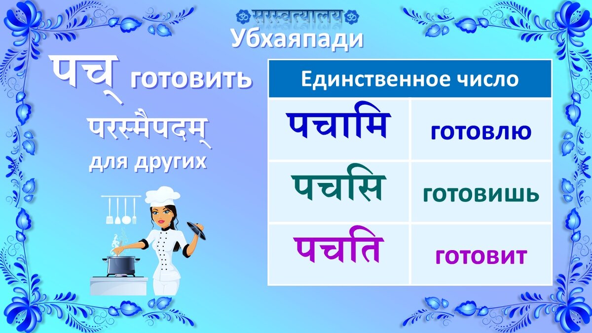 Урок 73 «Три группы глаголов» | Санскрит для начинающих | Дзен