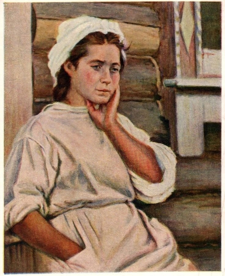 Г. Шегаль "В свободную минутку" (1945). Изображение из открытых источников
