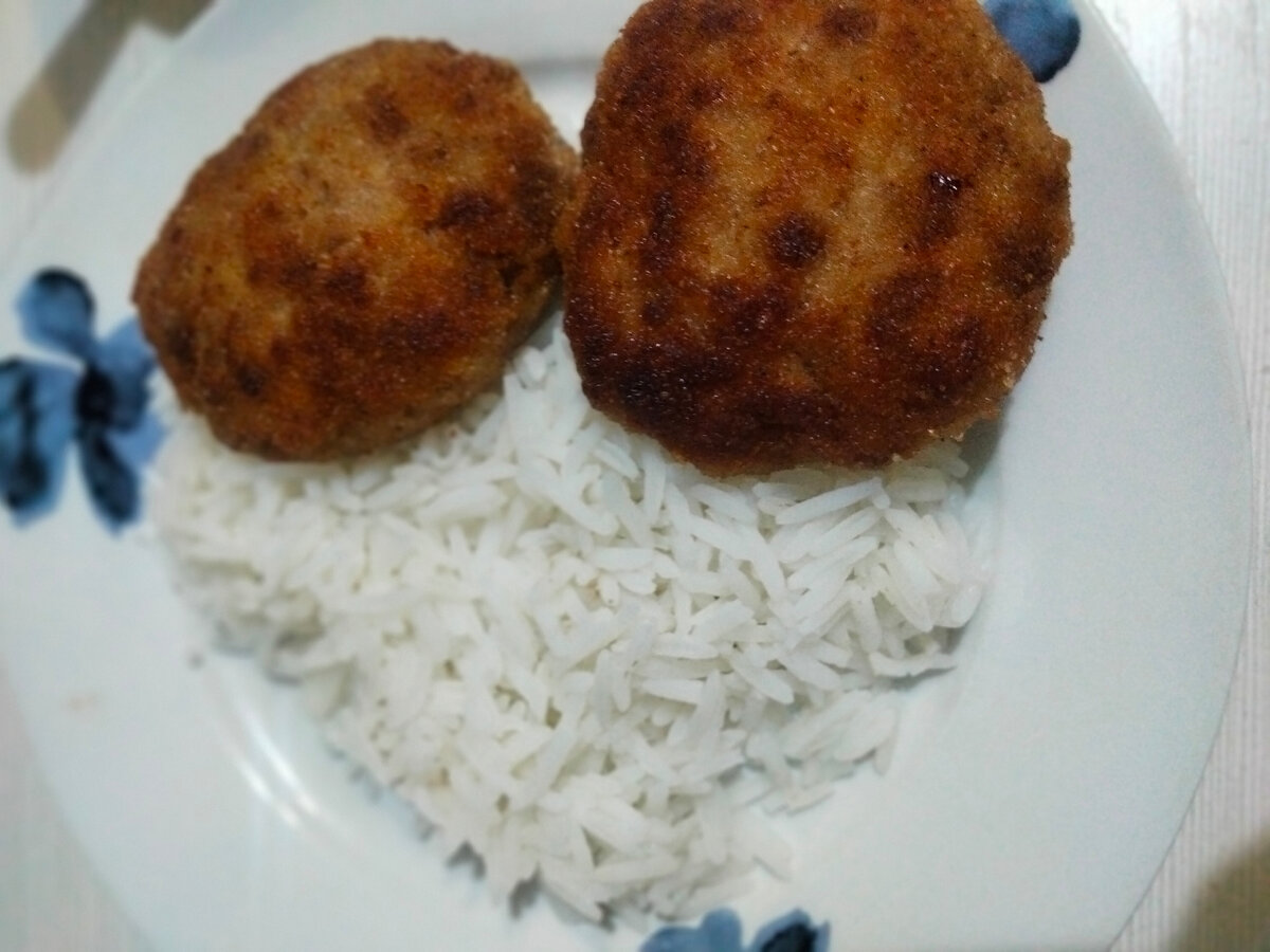 Котлеты с рисом