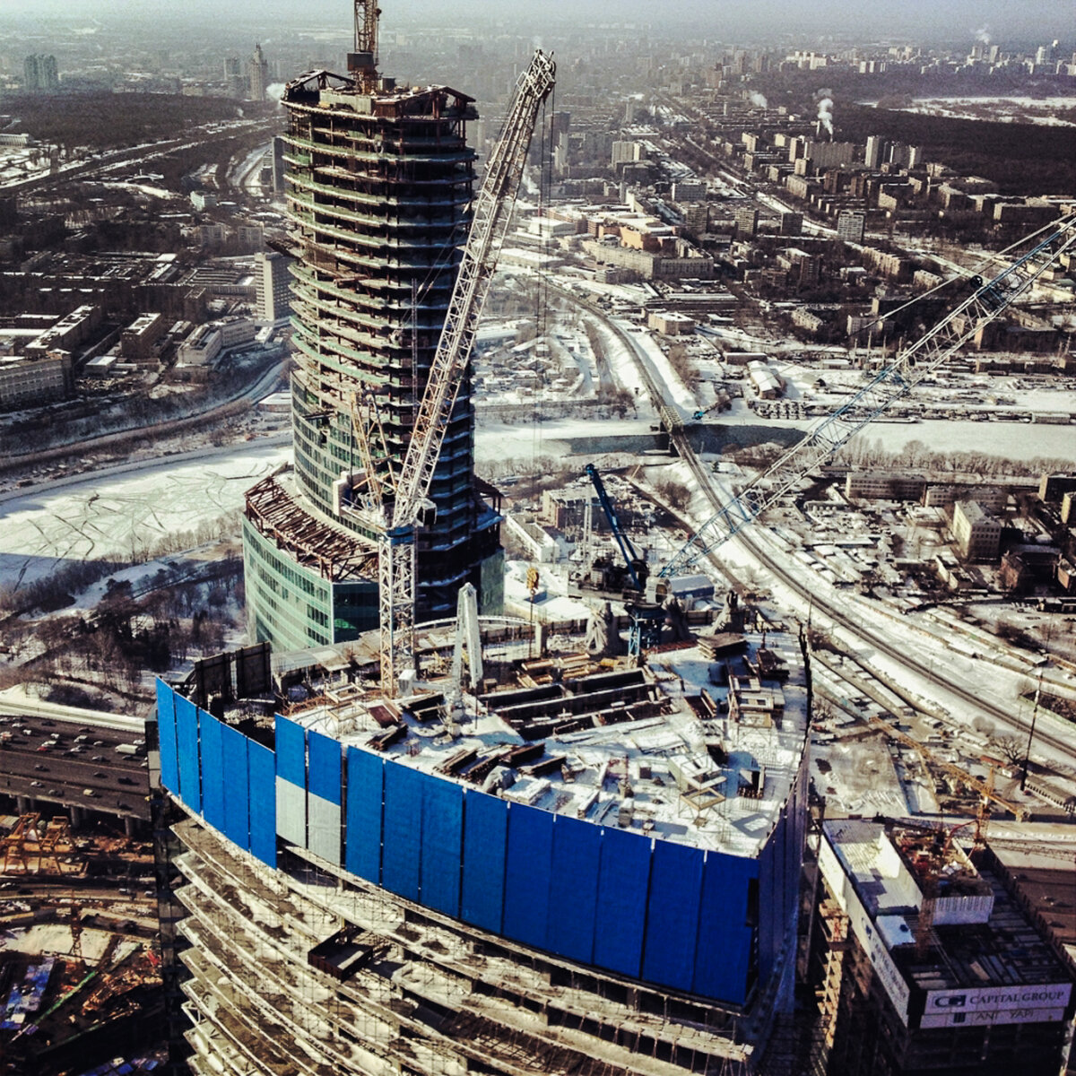 фото до строительства москва сити