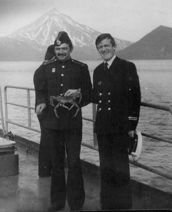 1983 г. Крейсер "Адмирал Сенявин" на Камчатке. Ну и я на крейсере