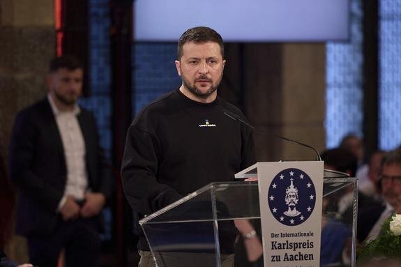    Президент Украины Владимир Зеленский, Pool /Ukrainian Presidentia / globallookpress.com