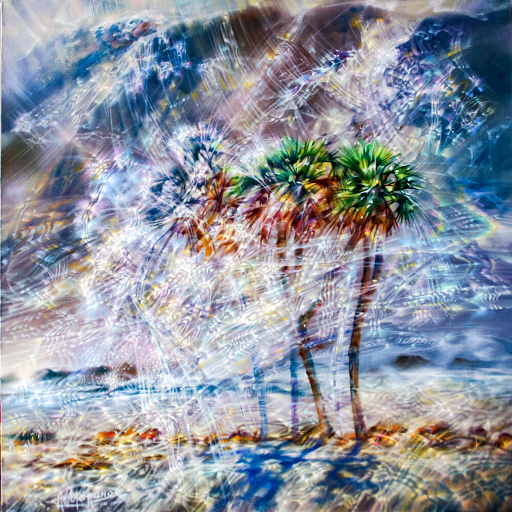 Художник Александр Маранов "Звук бархан"