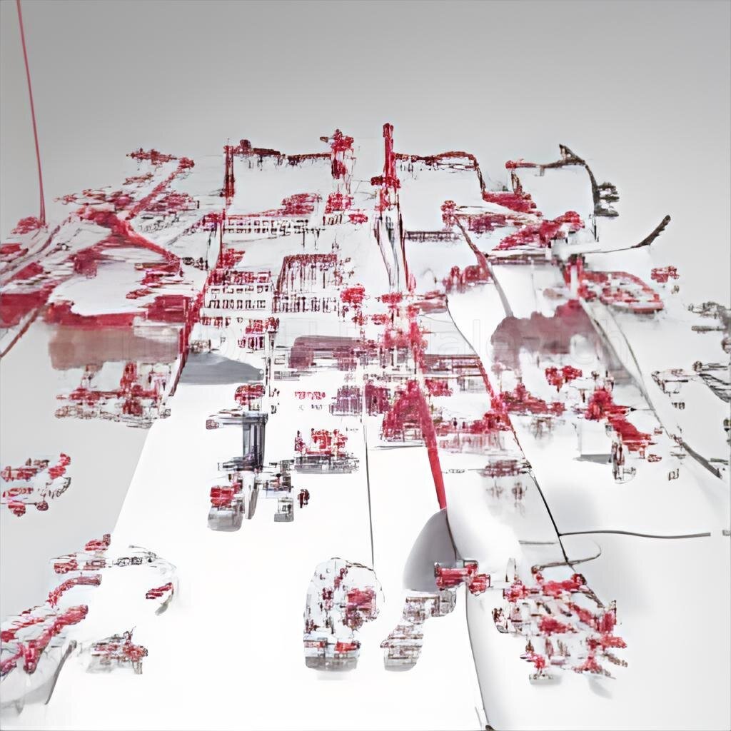 Творческий кризис глазами нейросети DALL-E. Примерно так это и выглядит