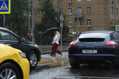    Дождь в Москве ©Николай Корешков РИАМО