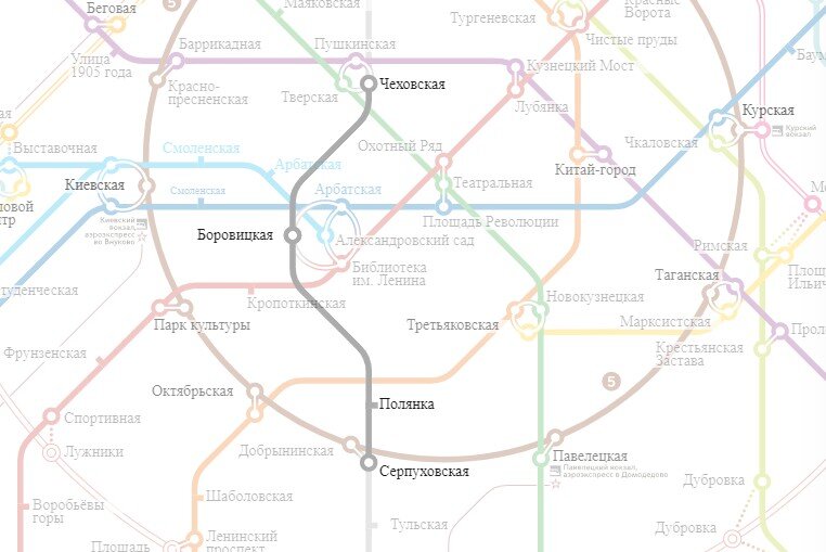 Курский вокзал ветка