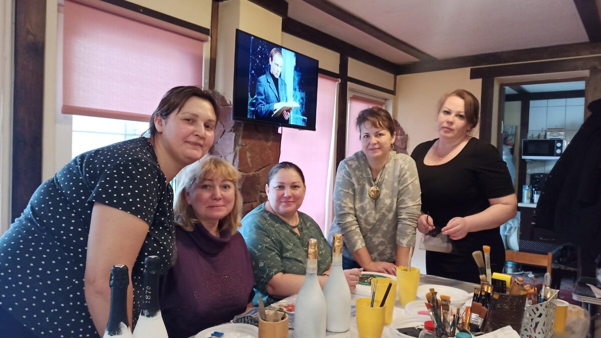 Фото с МК  по декору и декупажу #в_гостях_у_Марины