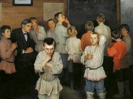 Это картина Николая Петровича Богданова-Бельского 