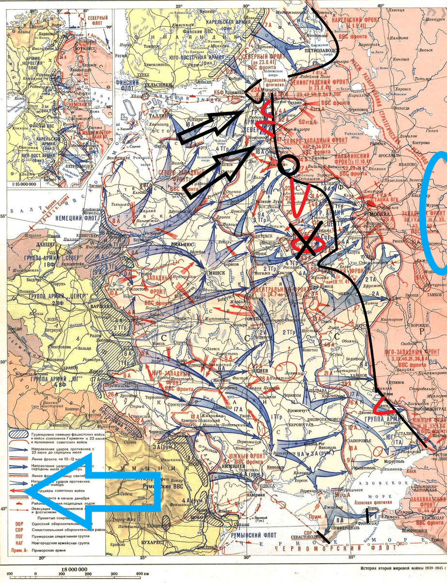 Карта вов 1942 егэ