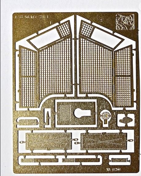Сетки на крышу башни, прицел, крышки на ящики и тд.