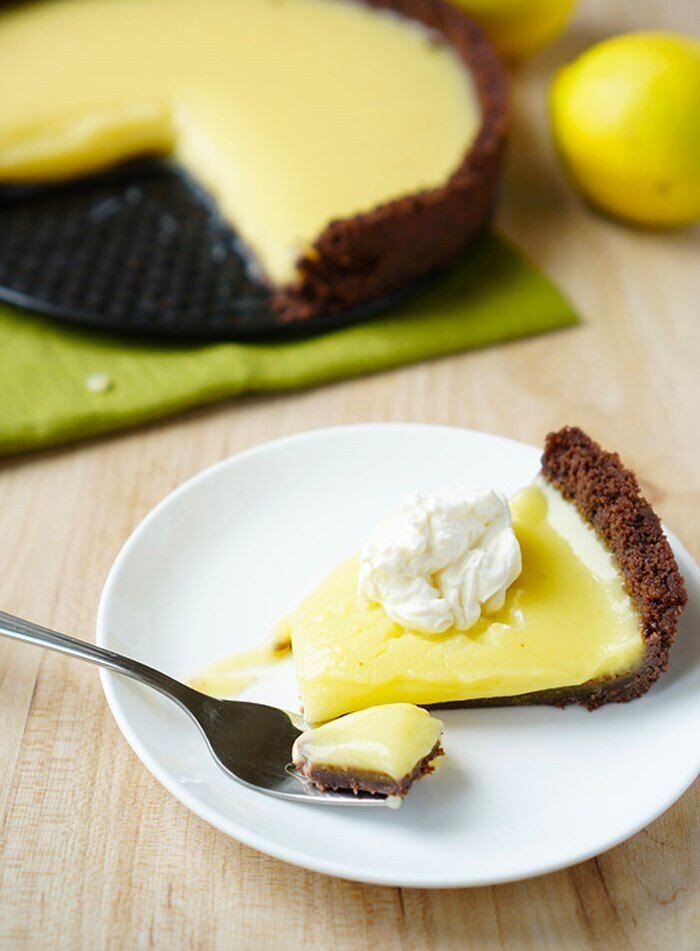 Лимонный чизкейк с шоколадным печеньем