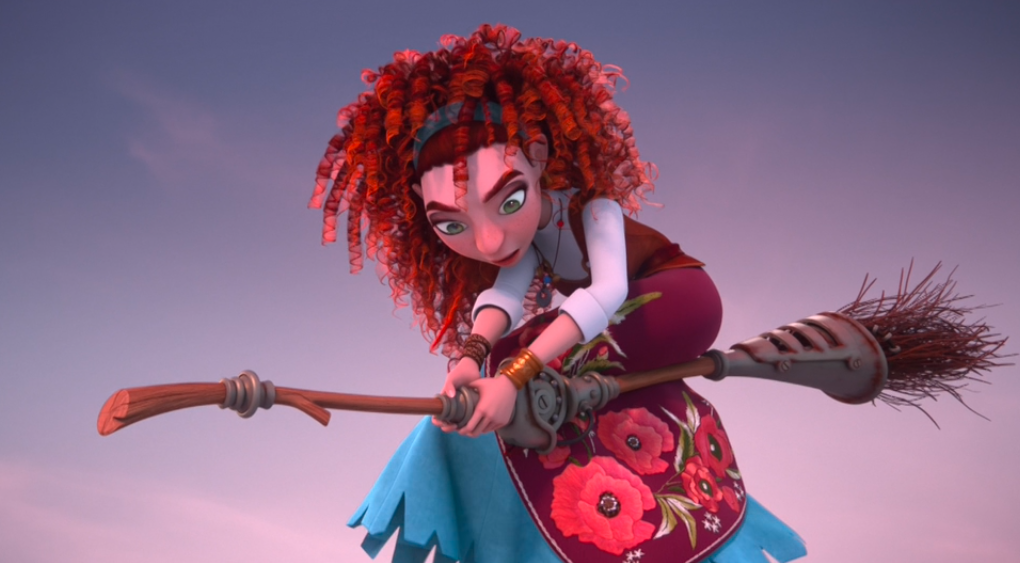 Новая мультипликационная Яга - молодая и красивая