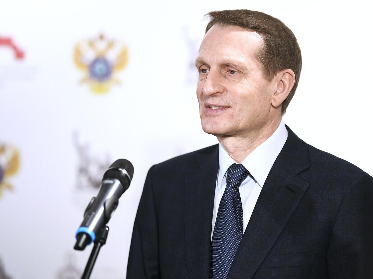    Председатель Российского исторического общества, директор Службы внешней разведки РФ Сергей Нарышкин на открытии выставки "Разведчицы на службе Отечеству" © РИА Новости / Владимир Астапкович