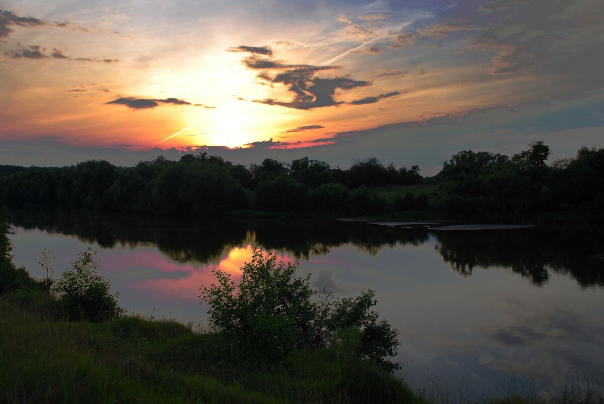 На водоеме.