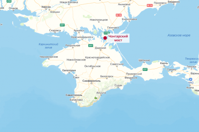    Где находится Чонгарский мост?
