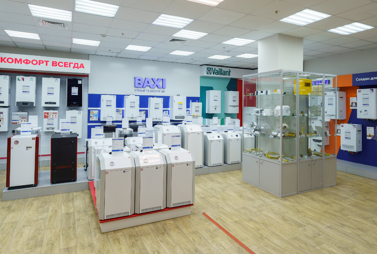 Напольные котлы потребуют больше места для размещения. Фото: gasfoto.ru