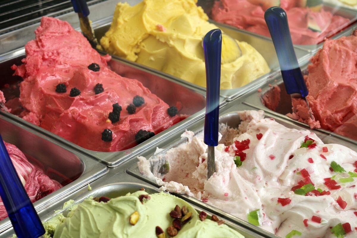 Различные виды мороженого