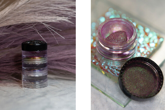 Пирамидка оттенков, которую я собрала по признаку тёмных и активных хроматиков, и «Горькая роза» соло.