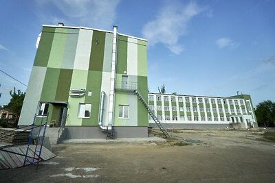    Школа в Ильичевском районе Мариуполя © Пресс-служба Министерства жилищно-коммунального хозяйства Московской области
