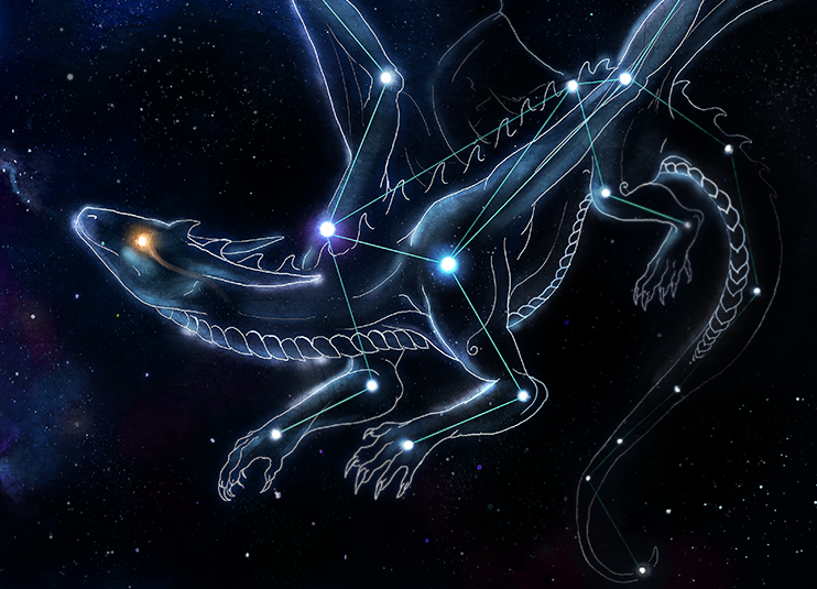 Созвездие constellation 2024. Хуанлун дракон мифология Созвездие. Дракон Draco Созвездие. Астеризмы созвездия дракона. Созвездие дракона Геншин.