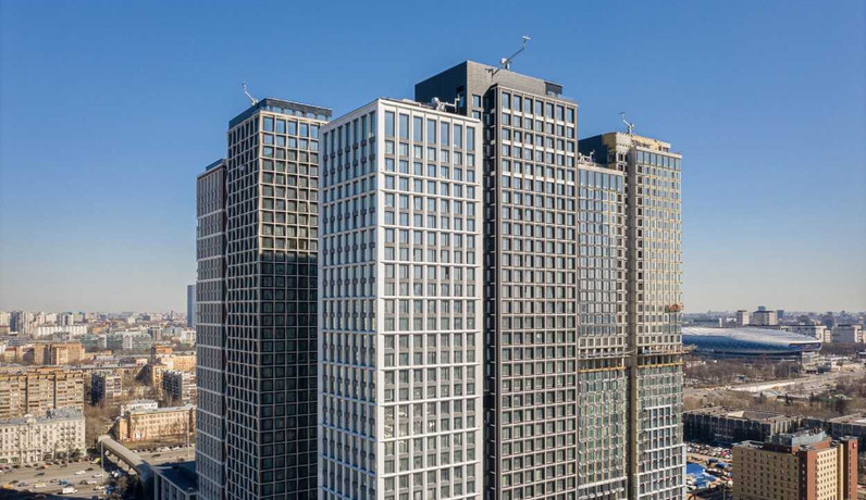 Вид на дома в ЖК