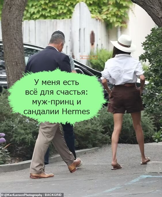 Герцоги Сассекские идут к своему автомобилю