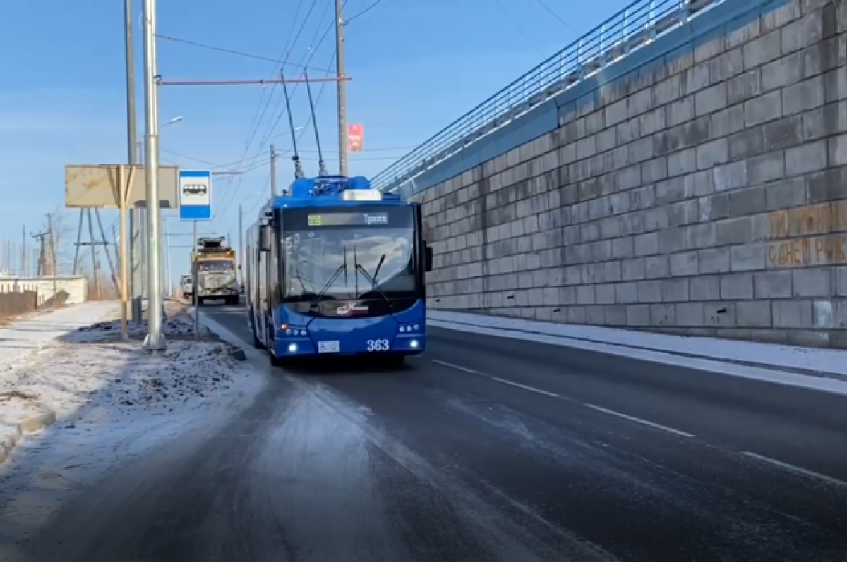 Схема троллейбусной линии до кск в чите