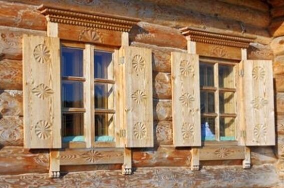 Ставни на окна из дерева: конструкция и монтаж своими руками