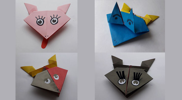Лягушка из бумаги. Оригами. DIY