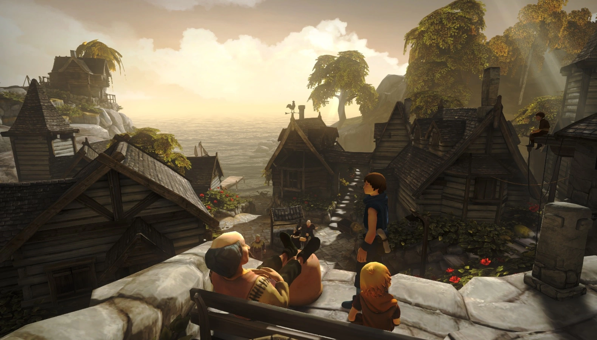 Brothers a Tale of two sons геймплей. Brothers ps3. Компьютерная игра брат. Проникновенные игры.